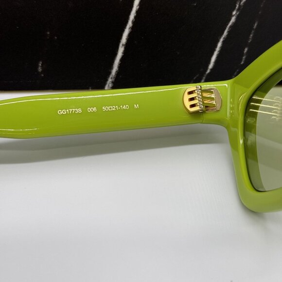 NEW GUCCI SUNGLASSES GG1773S 006 GREEN WOMEN EYEWEAR main image 6